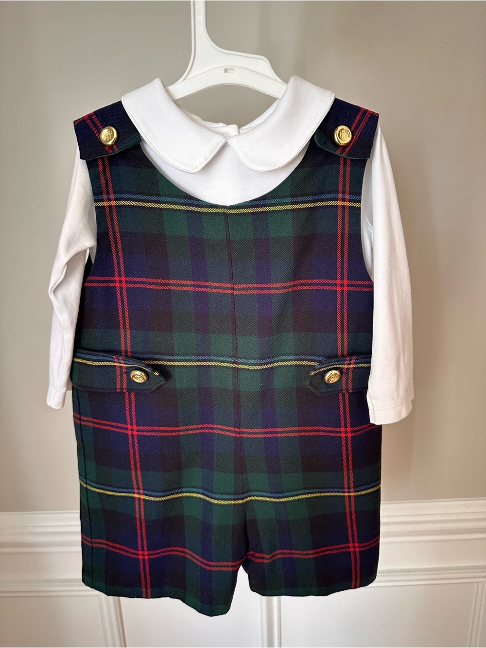 The Beaufort Bonnet Company Jack Keene Jon Jon and Peter Pan Collar Shirt size 2 - Picture 11 of 14